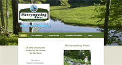 Desktop Screenshot of merrymeetingriver.com